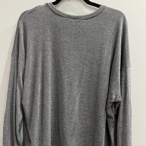 VOCAL Rhinestone Studded Lightweight Sweater Top